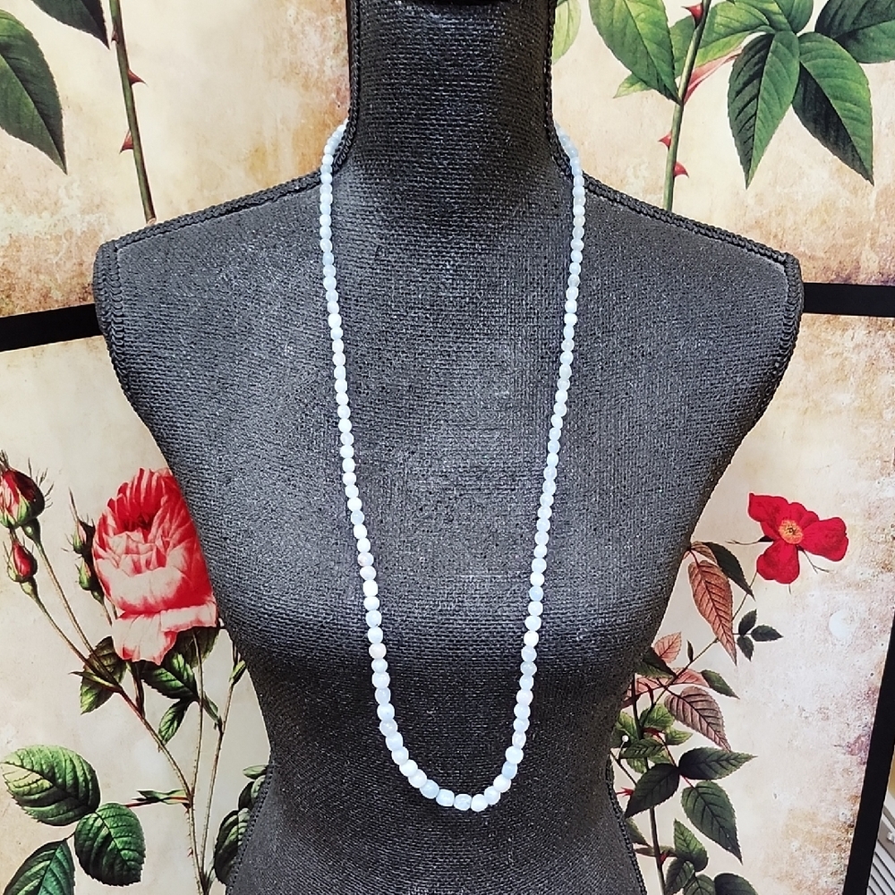 UTC 925 STERLING SILVER NATURAL GEMSTONE BEADED NECKLACE